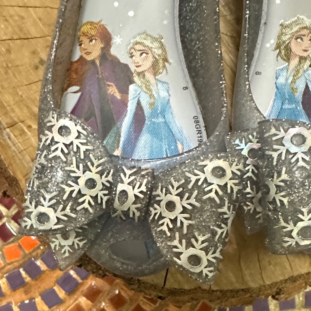 Disney Frozen Bow Mini Melissa girl Shoes - Picture 3 of 7